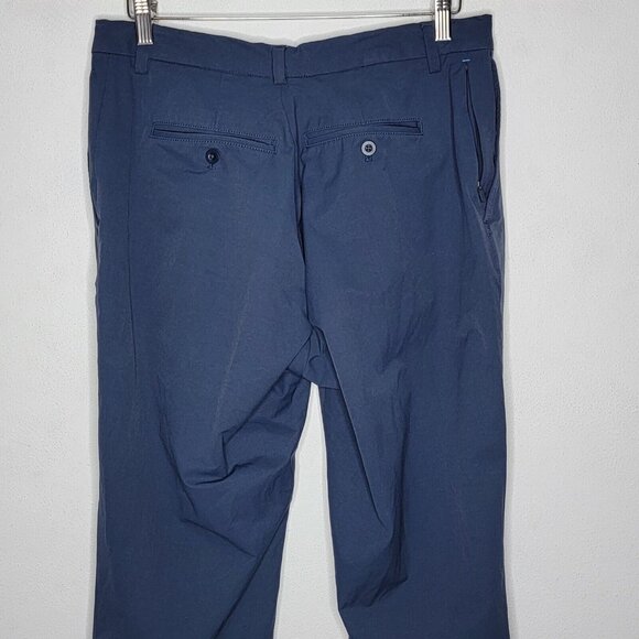 Vineyard Vines On The Go OTG Size 36 x 27 Navy Blue Men's Straight Leg Pants - Picture 4 of 5